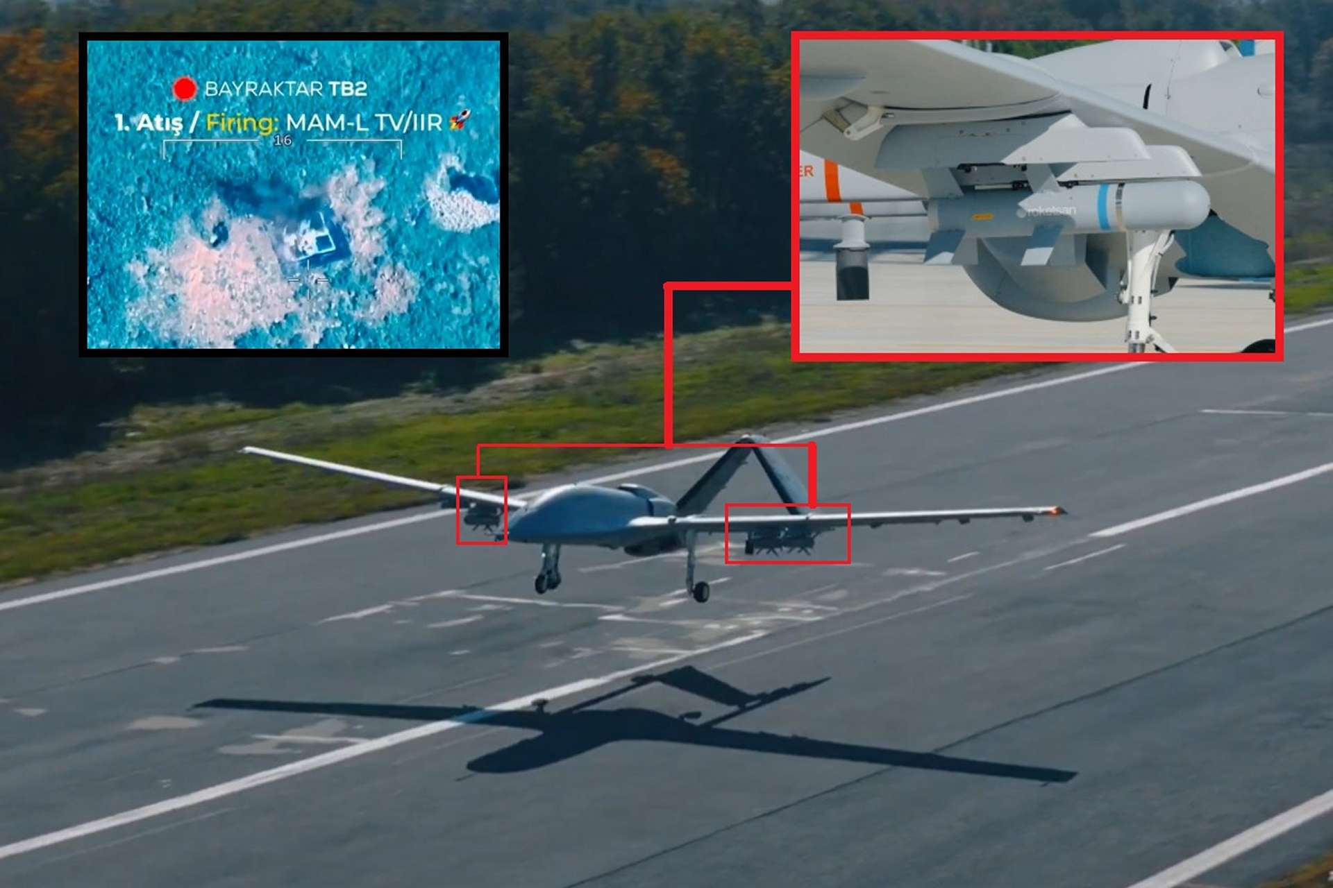 Le drone TB3 de Baykar démontre une précision impressionnante lors des tests de munitions guidées intelligentes MAM-L