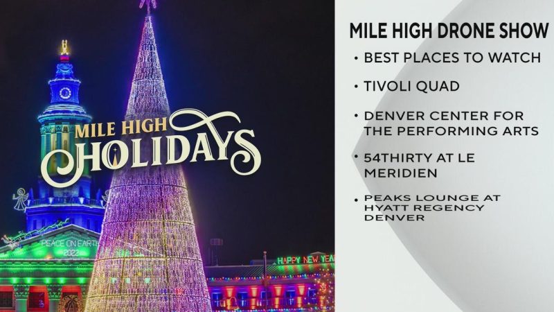 Les cieux s&rsquo;illuminent à Denver pour les fêtes de fin d&rsquo;année