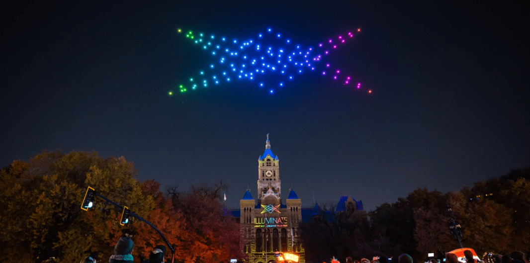 Premier Spectacle de Drones dans le Comté de Broome