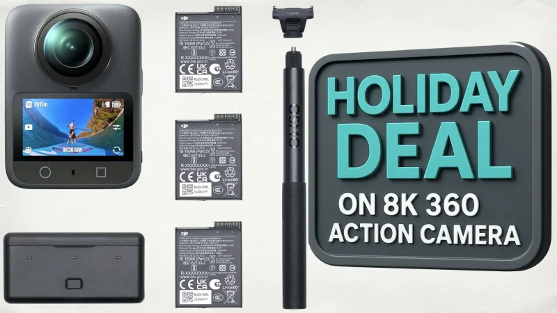 Promotion exceptionnelle sur le DJI Osmo 360 pour les fêtes sur Amazon