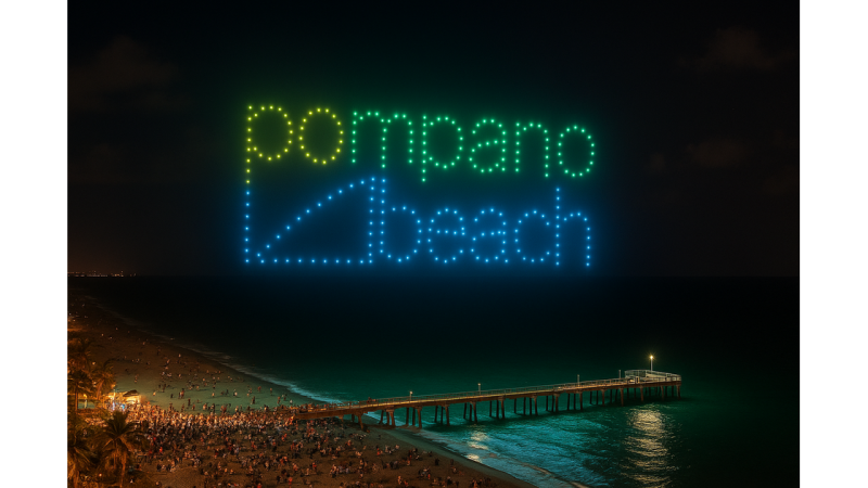Spectacle Éblouissant de Drones à Pompano Beach : Informations Essentielles pour les Visiteurs