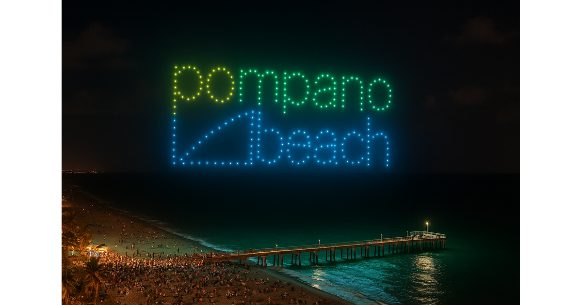 Spectacle Éblouissant de Drones à Pompano Beach : Informations Essentielles pour les Visiteurs