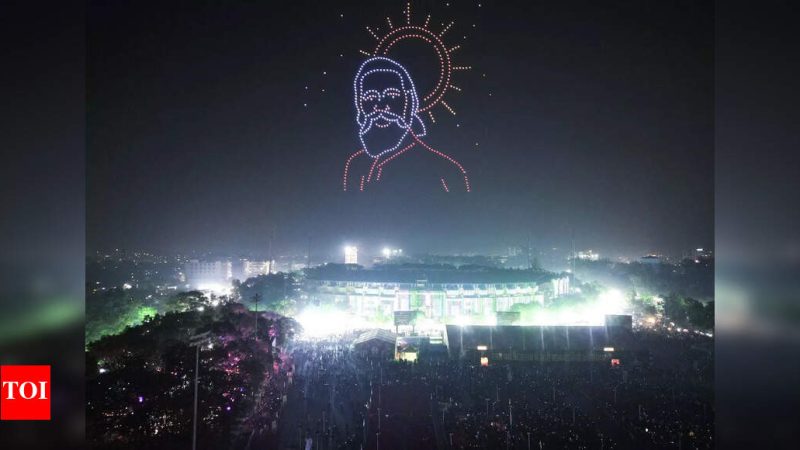 Spectacle époustouflant de drones pour le Jour de l&rsquo;État à Ranchi