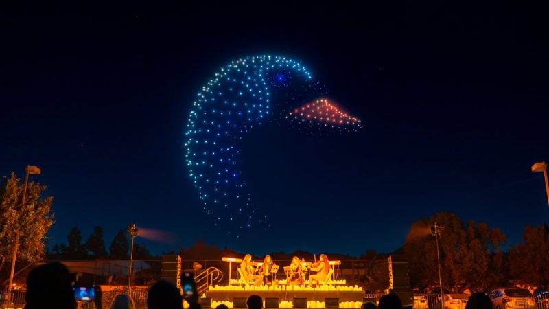 Spectacle lumineux dans le ciel de Chula Vista : un show de drones à ne pas manquer