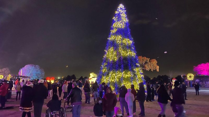 Spectacle lumineux de drones pour les fêtes à Ascarate Park