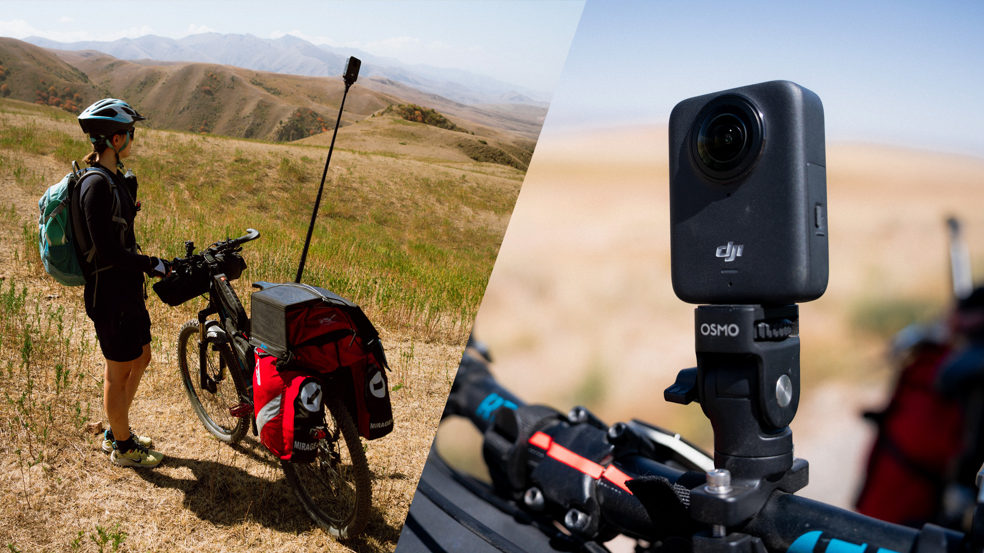 Test du DJI Osmo 360 lors d&rsquo;un périple à vélo en Kirghizistan