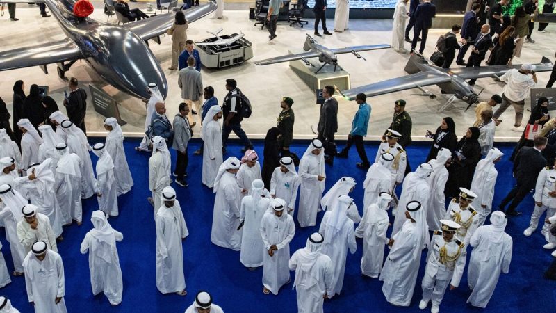 #Ukraine Skyfall, le fabricant ukrainien, expose son drone intercepteur à Dubaï