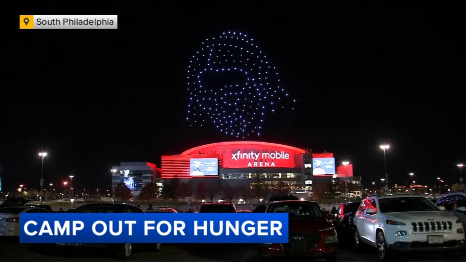 Un spectacle de drones rend hommage à la légende de la radio de Philadelphie