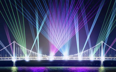 Un spectacle époustouflant de drones et lasers illumine Gwangalli Beach à Busan