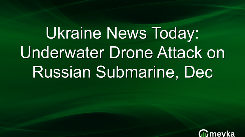 Attaque de drone sous-marin contre un sous-marin russe