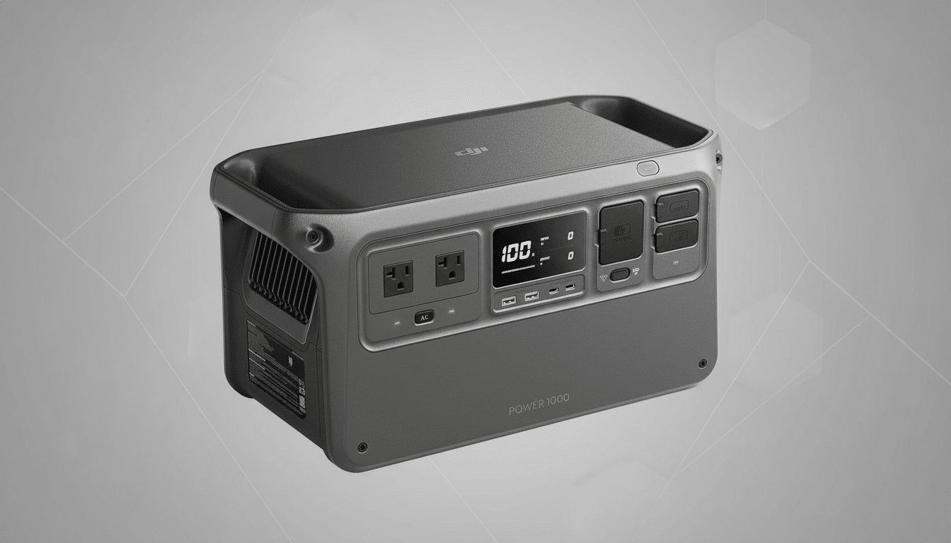 DJI lance DJI Power 1000, une station d&rsquo;alimentation portable révolutionnaire