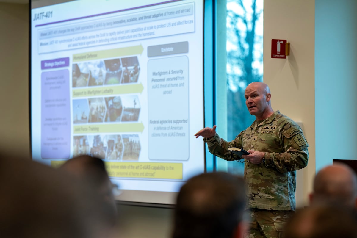 Le Pentagone prévoit de relier le Task Force anti-drone à la structure de défense Golden Dome