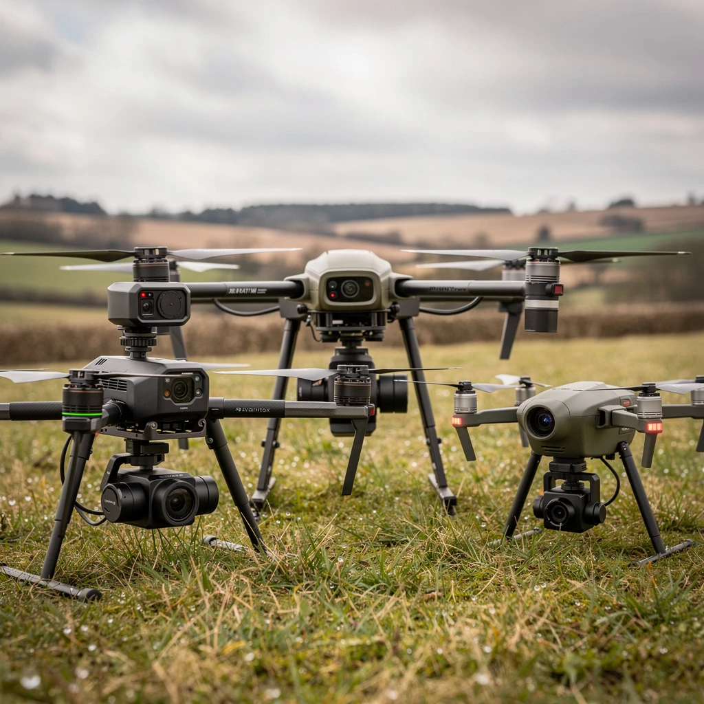Les marques de drones avec capteurs Lidar, multispectraux et thermiques pour professionnels en France
