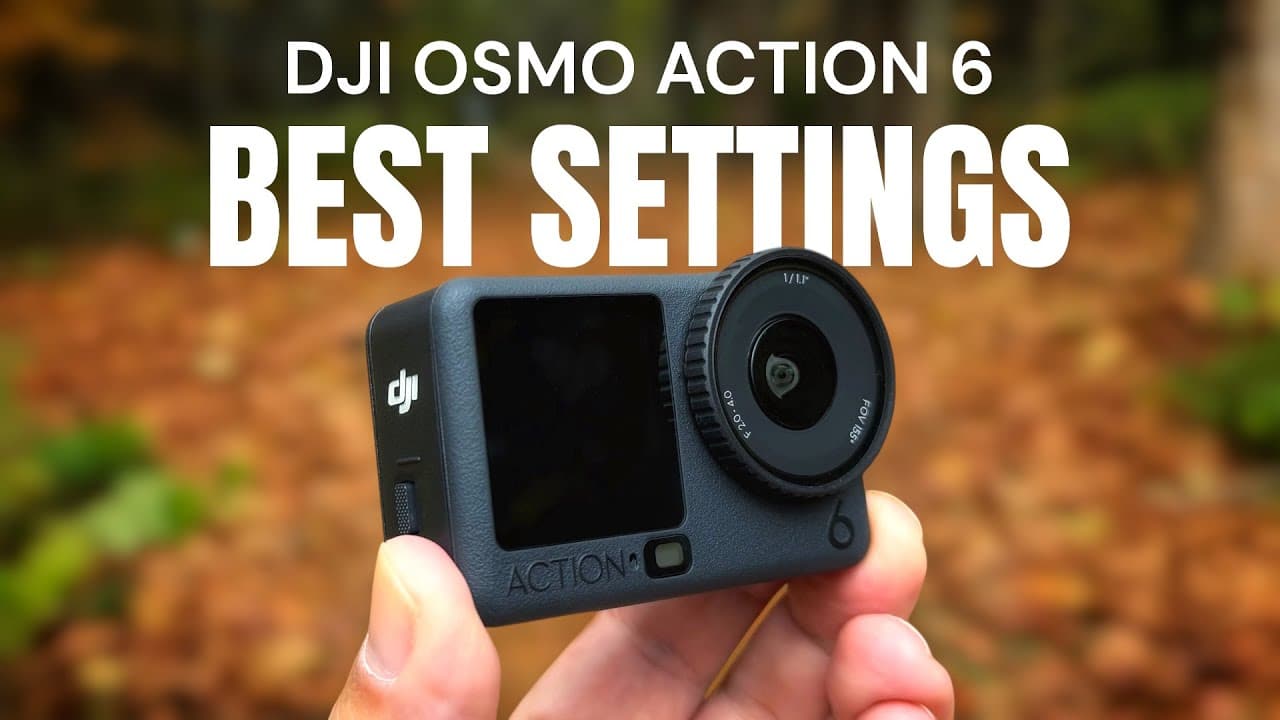 Optimiser vos prises avec le DJI Osmo Action 6 : Réglages et conseils