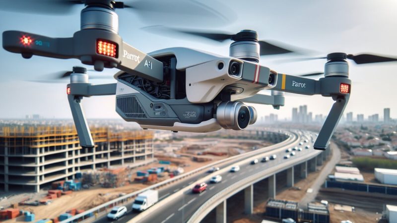 Parrot Anafi AI : le drone 4G innovant pour la photogrammétrie
