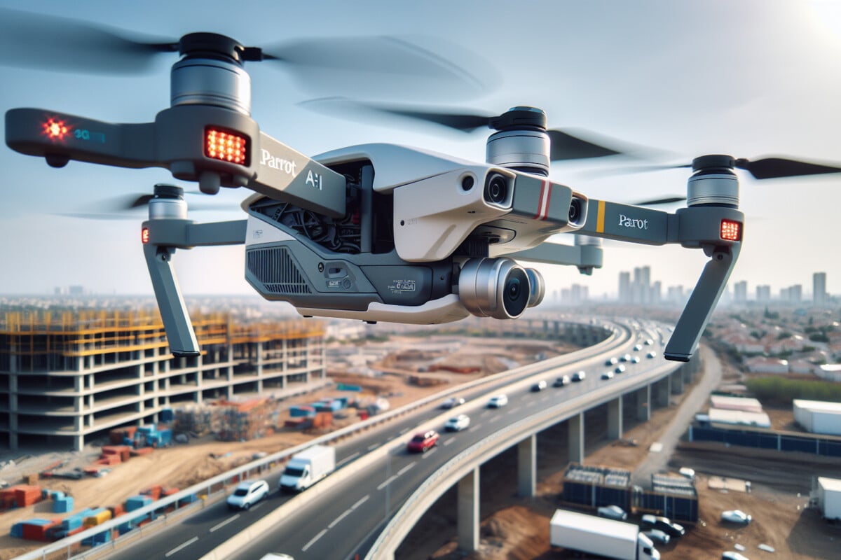 Parrot Anafi AI : le drone 4G innovant pour la photogrammétrie