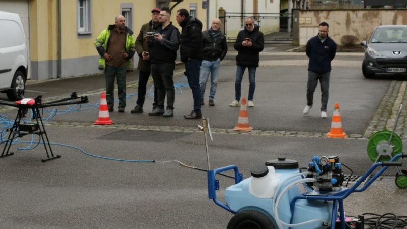 Innovation en restauration de bâtiments : un drone pour le nettoyage des façades