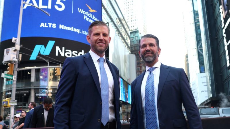 Les Fils de Trump Soutiennent une Nouvelle Entreprise de Drones Visant les Ventes au Pentagone