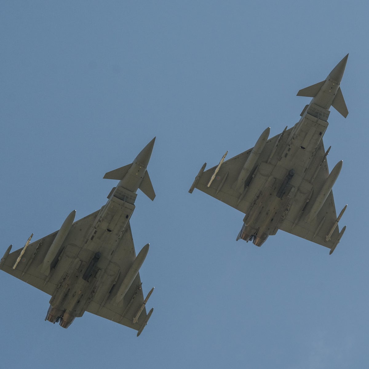 Des Typhoons de la RAF mobilisés face à une menace de drone russe près de l&rsquo;espace aérien de l&rsquo;OTAN