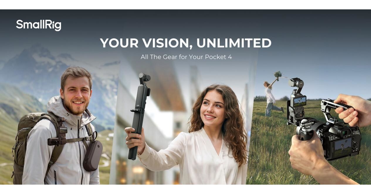 SmallRig présente son écosystème créatif complet pour DJI Osmo Pocket 4 au NAB 2026