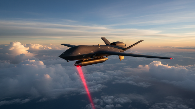 Le Pentagone investit 452 millions de dollars dans des drones armés de lasers anti-missiles