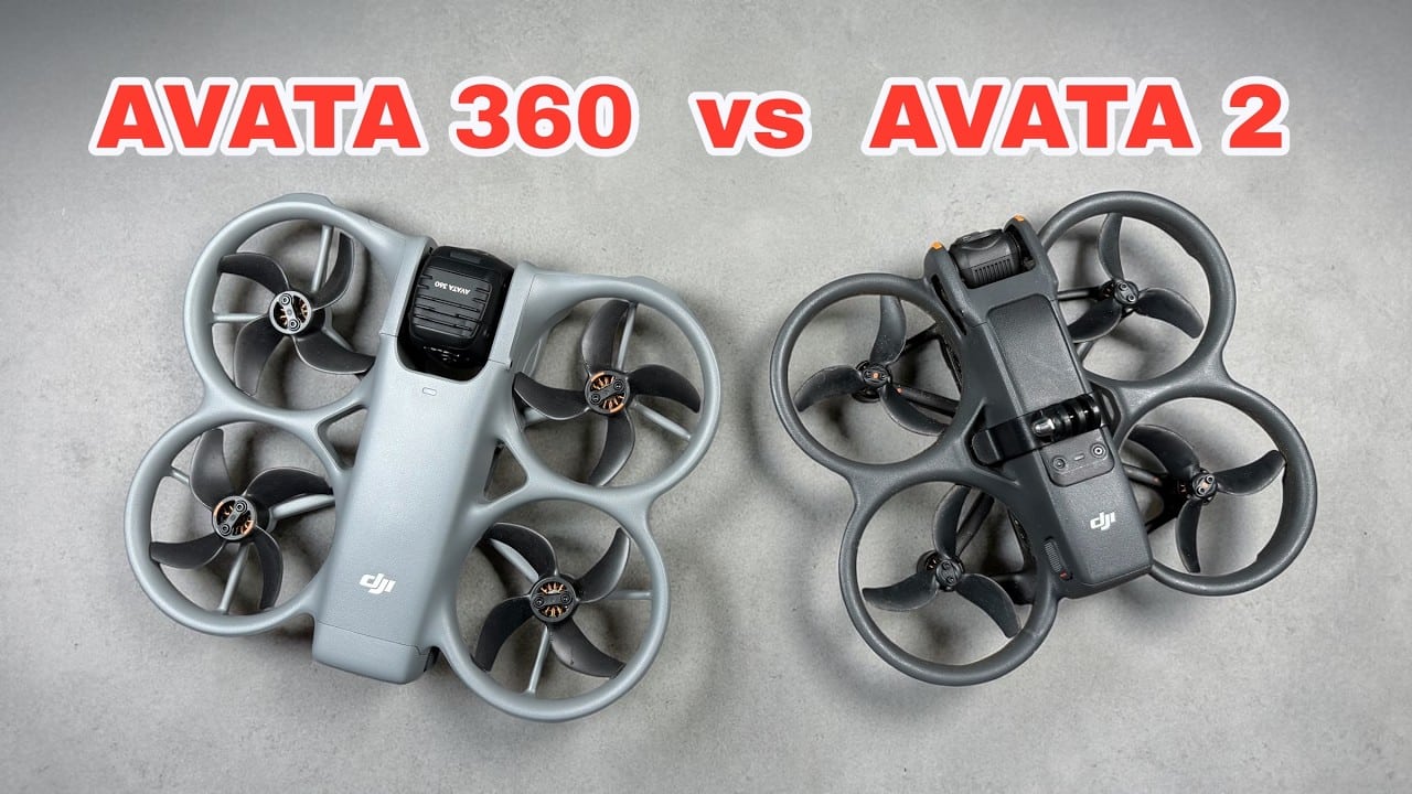 DJI Avata 360 vs DJI Avata 2 : quel drone FPV choisir ?
