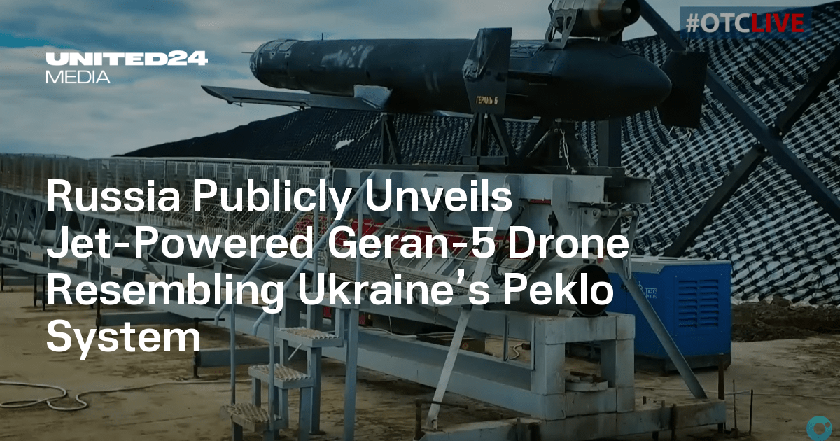 Russie : présentation du drone Geran-5 à propulsion jet