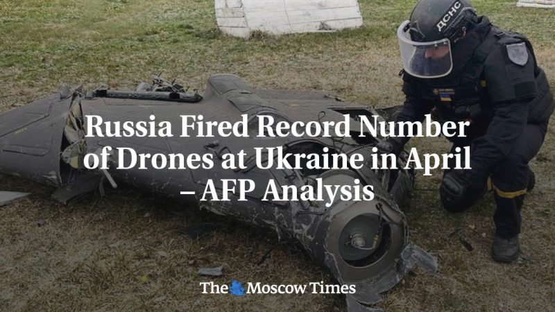 La Russie a tiré un nombre record de drones de combat en avril selon Kyiv