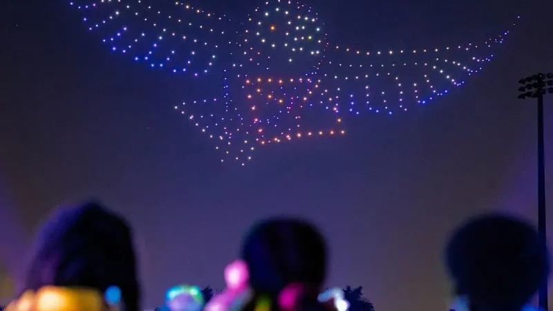 DroneArt Show : Harry Potter s&rsquo;envole à Denver avec 1 200 drones illuminés