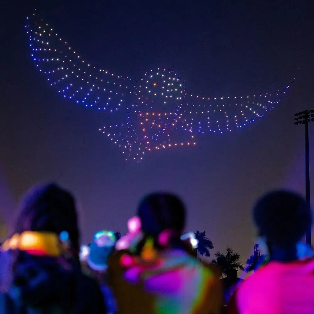 DroneArt Show : Harry Potter s&rsquo;envole à Denver avec 1 200 drones illuminés