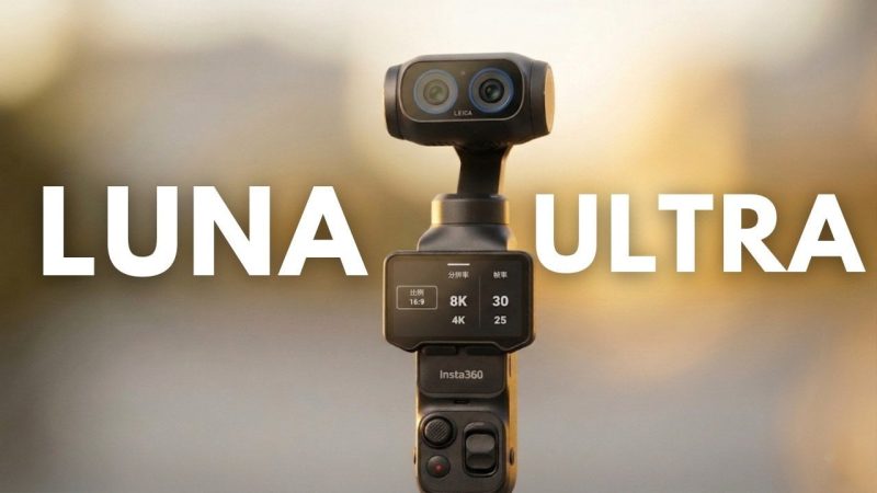 Insta360 Luna Ultra : un concurrent sérieux pour le DJI Pocket 4