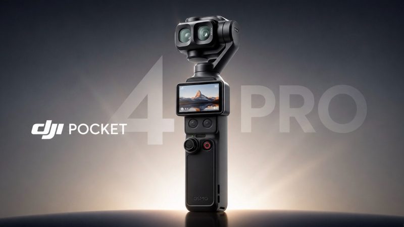 DJI Pocket 4 Pro : capteur 1 pouce et zoom optique 3x pour les créateurs