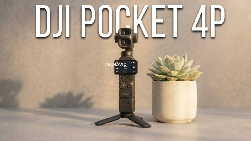 DJI Osmo Pocket 4P : pourquoi un lancement sous un autre nom aux États-Unis