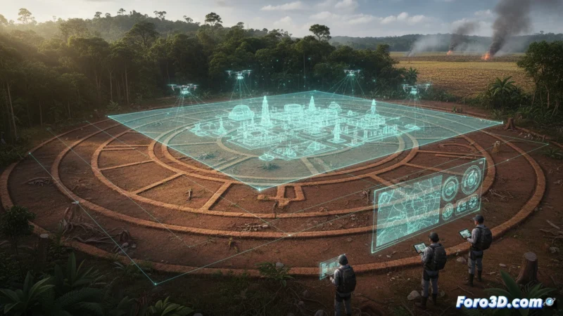 Géoglyphes amazoniens : la photogrammétrie aérienne révèle une civilisation perdue
