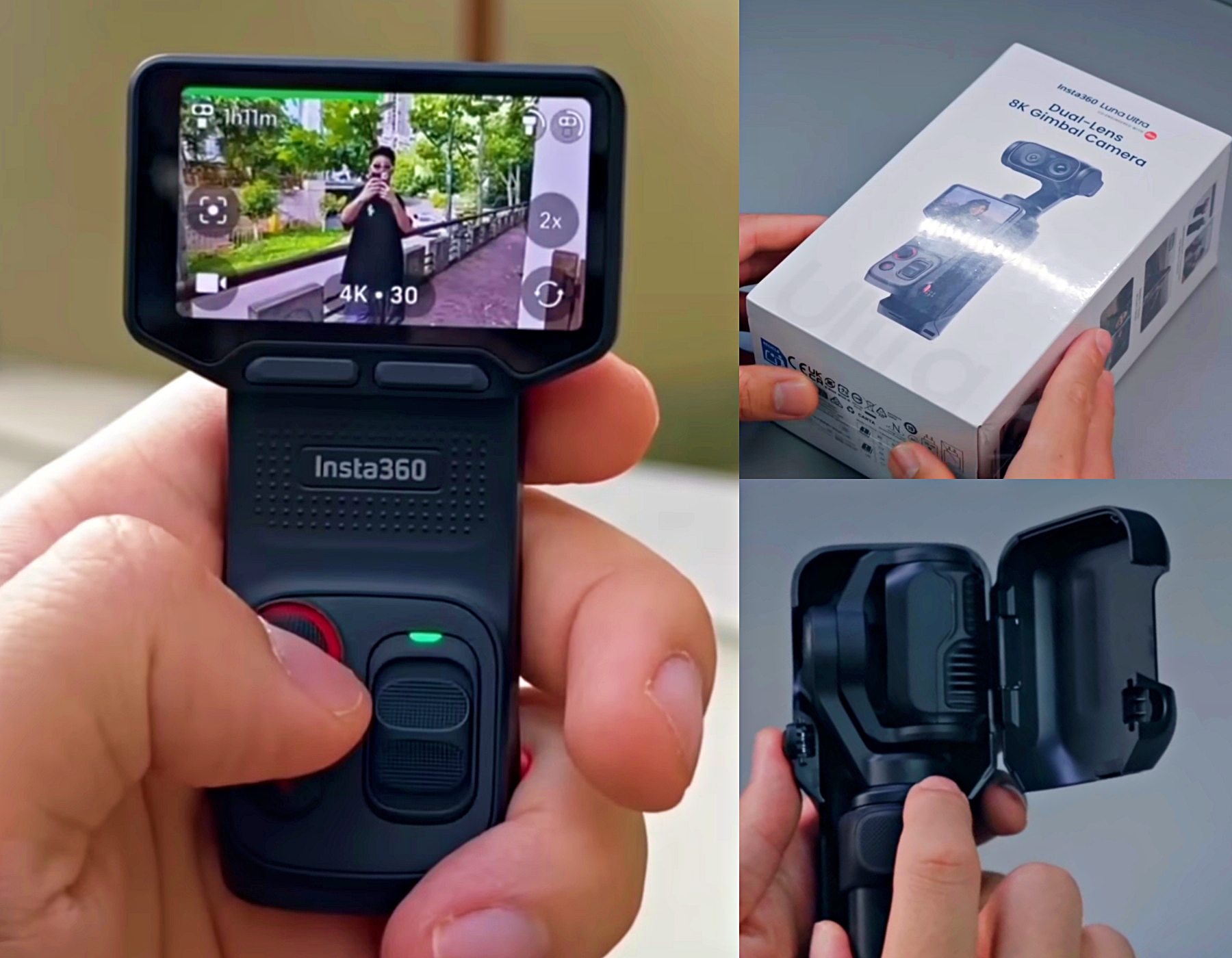 Insta360 Luna Ultra : l&rsquo;unboxing révèle une concurrence sérieuse pour DJI