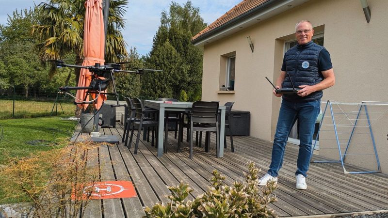 Normandie : un entrepreneur innove avec le nettoyage de toitures par drone