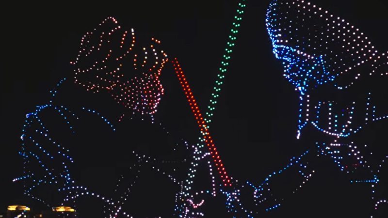 Séoul illumine le ciel avec un spectacle de 2000 drones sur le thème de Star Wars