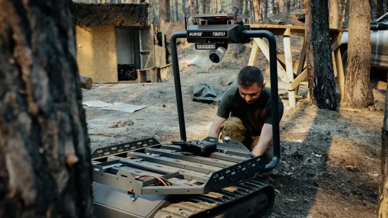 Ukraine : la première brigade de combat robotisé du pays face à la Russie