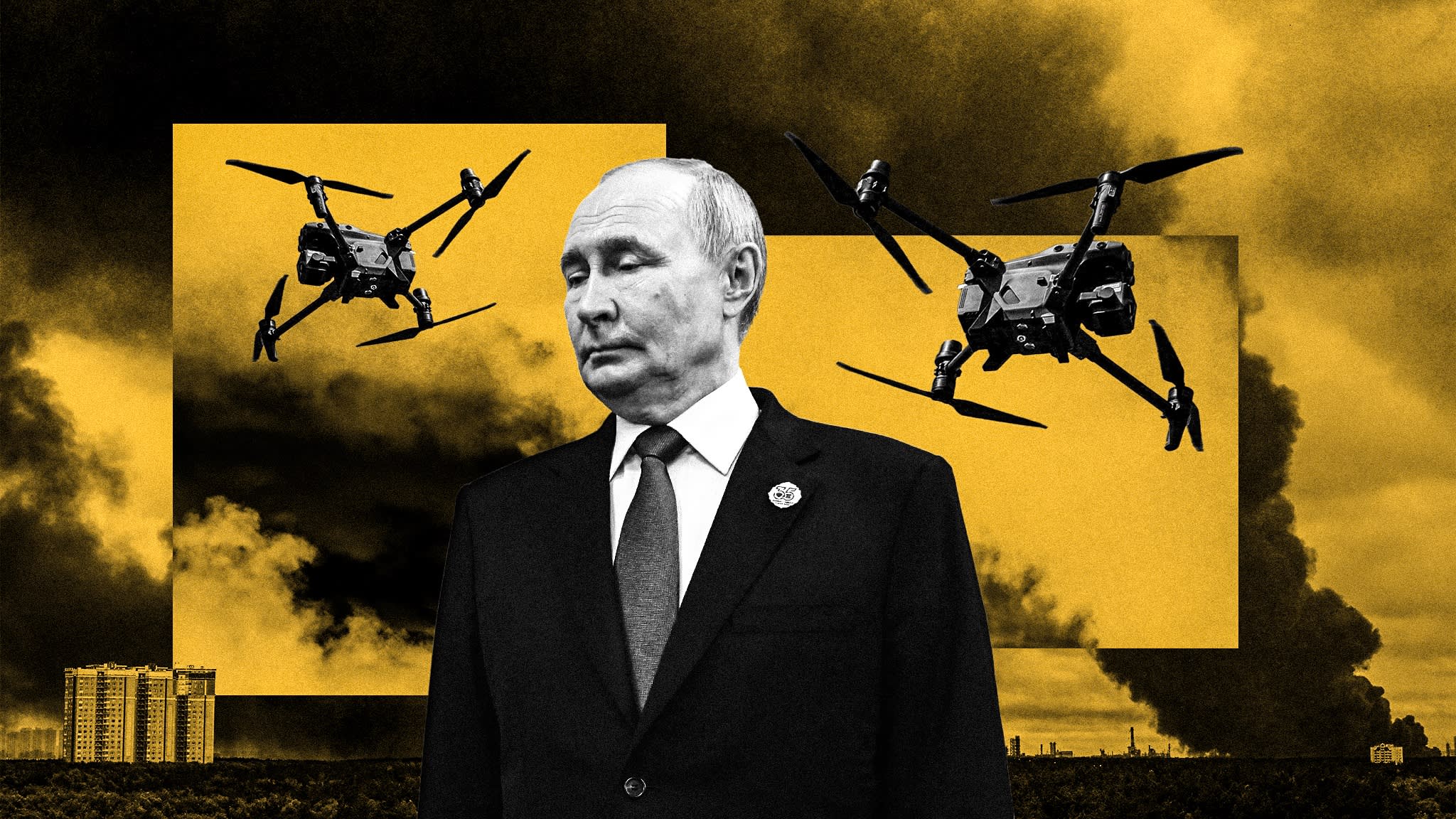 La machine de guerre russe s&rsquo;essouffle à l&rsquo;ère des drones