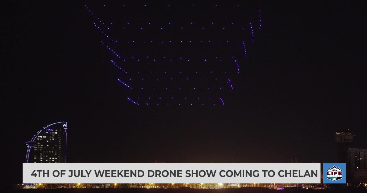 Un spectacle de drones illuminés pour célébrer les 250 ans des États-Unis à Chelan
