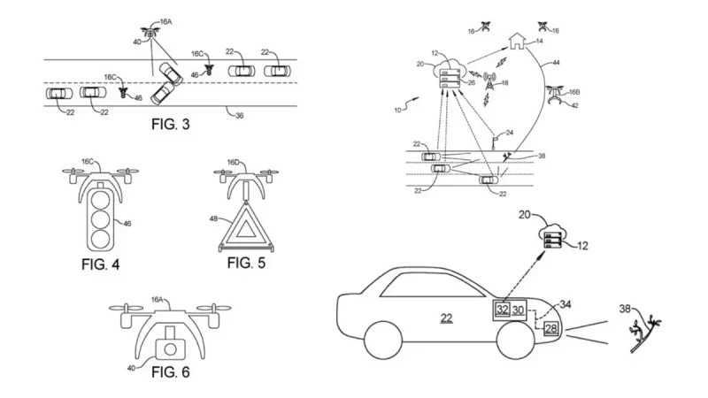 GM brevète un système de drones autonomes pour le nettoyage des autoroutes