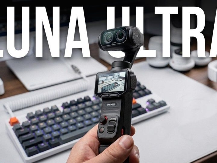 Insta360 Luna Ultra : un concurrent sérieux face aux gimbal de poche de DJI