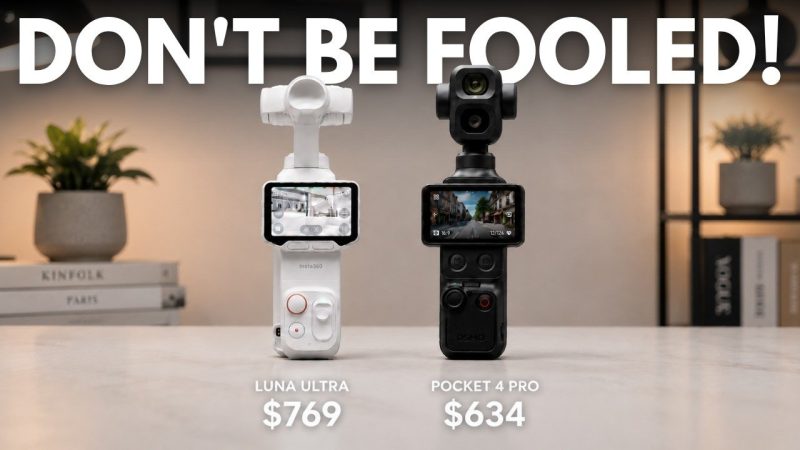 DJI dévoile l&rsquo;Osmo Pocket 4P avec double caméra et écran OLED 1 000 nits