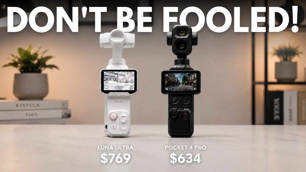 DJI dévoile l&rsquo;Osmo Pocket 4P avec double caméra et écran OLED 1 000 nits