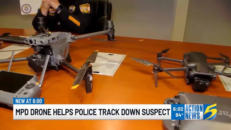 La Police de Memphis déploie une flotte multi-marques : Skydio, Parrot et DJI