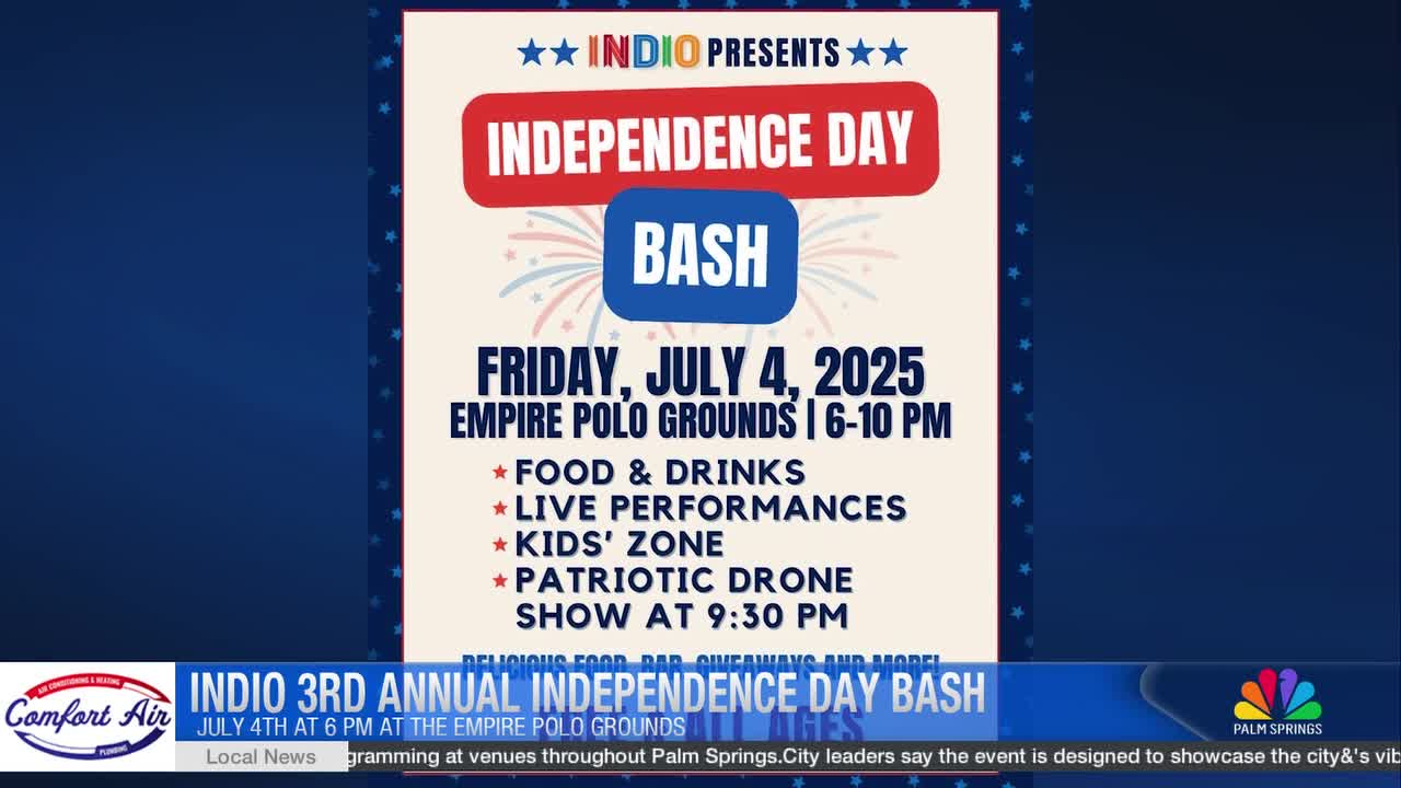 Indio remplace les feux d&rsquo;artifice traditionnels par un spectacle de drones pour son Independence Day 2026