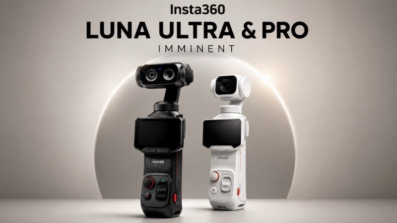 Insta360 Luna Ultra et Pro : deux nouveaux rivaux pour le DJI Pocket 4
