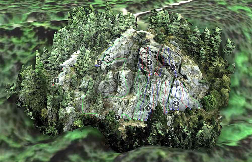 La photogrammétrie 3D transforme les topos d&rsquo;escalade en France