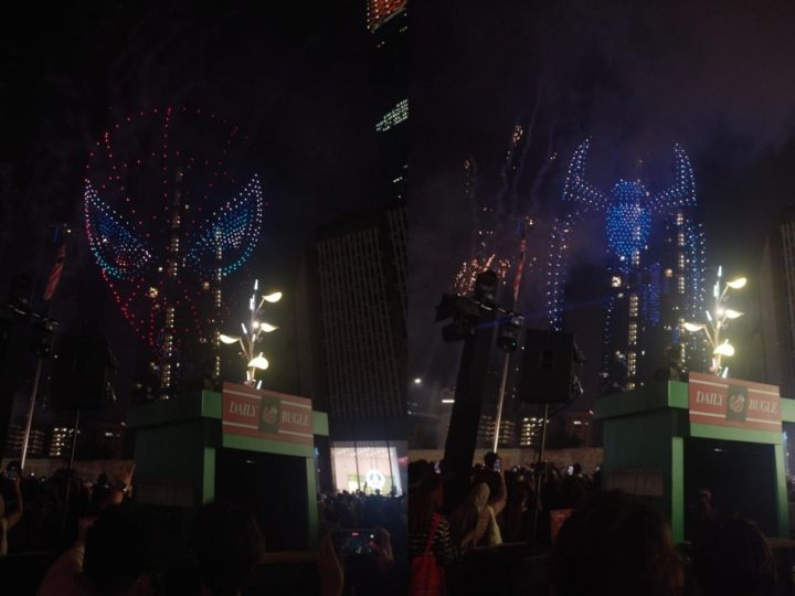 Spider-Man illumine Kuala Lumpur avec un spectacle de 600 drones