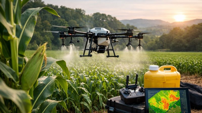 Pulvérisation par drone : le cadre réglementaire des produits phytosanitaires s&rsquo;élargit